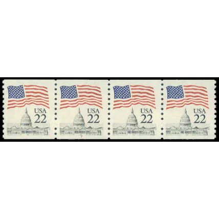 2115a 22c U.S. Flag Fine MNH PNC 7/4 R0041