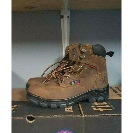 Fit 6" Steel Toe Work Boot, All Leather, Waterproof, EH, Brown