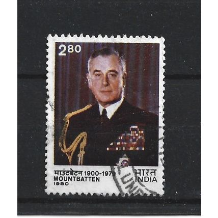 India.Lord Mounbatten Commemoration stamp.Fine Used.June23