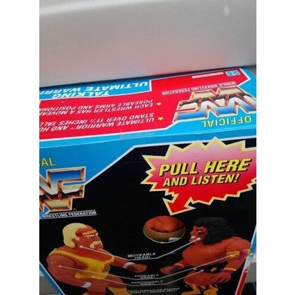 wwf ljn hasbro wrestling superstars 12" talking ultimate warrior figure