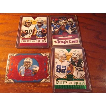 2014 Panini Crown Royale, 4-Cards, Stars/Inserts, SUH/GRAHAM/WITTEN