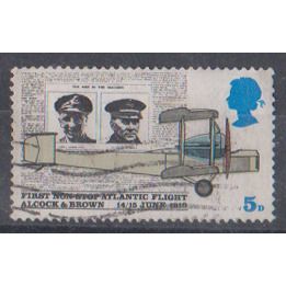 GB 1969 Anniversaries 5d Alcock and Brown used SG 791