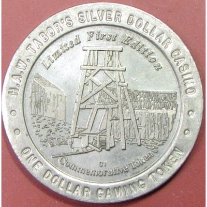 Silver Dollar. $1 Casino Token. Central City, CO. 01A.