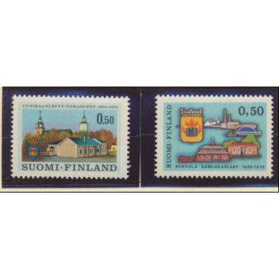 Finland Stamps Scott #498 To 499, Mint Hinged
