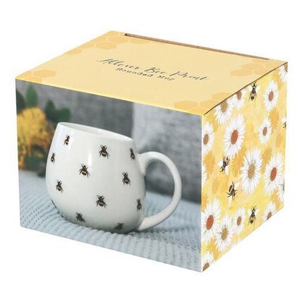 Mug - Bee Print Rounded Mug
