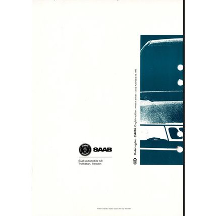 Saab 900 Manual Gearbox Workshop Manual 1994 199320972 PDF