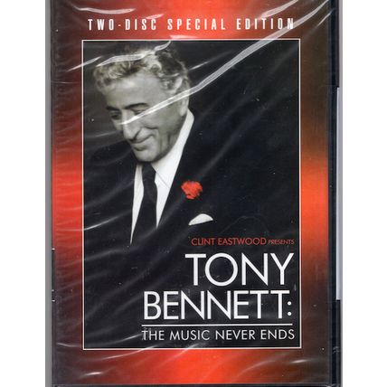 TONY BENNET THE MUSIC NEVER ENDS DVD