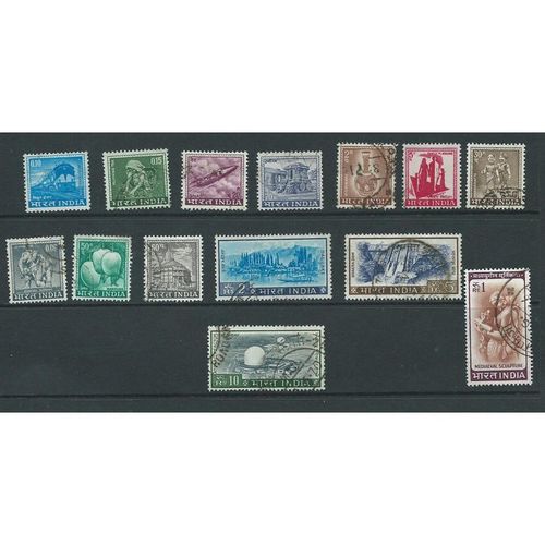 india stamps sg504 sg 504 used range 2 missing
