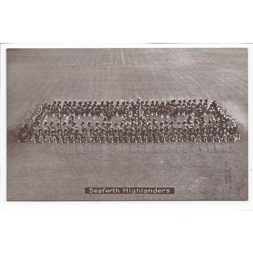 Seaforth Highlanders Military Aldershot Tattoo Series Postcard