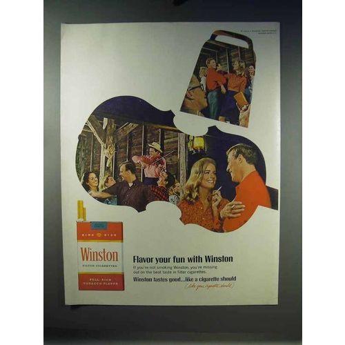 1967 Winston Cigarettes Ad