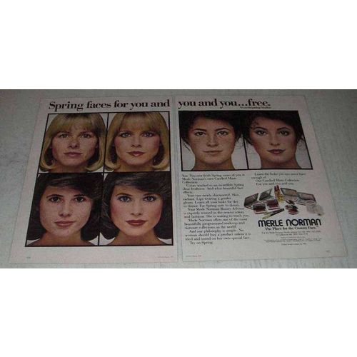 1981 Merle Norman Cosmetics Ad - Spring Faces