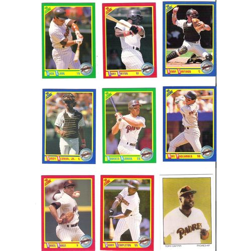 1990 Score San Diego Padres team set w/traded-29 cards- 2 Gwynn, Clark, Alomar