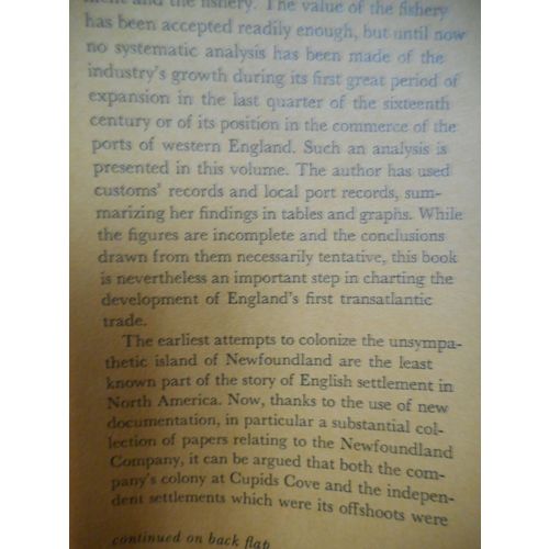 English Enterprise in Newfoundland 1577-1660