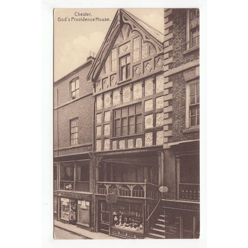 God's Providence House Chester Postcard Cheshire C105