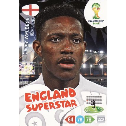 Adrenalyn XL World Cup 2014 Danny Welbeck England