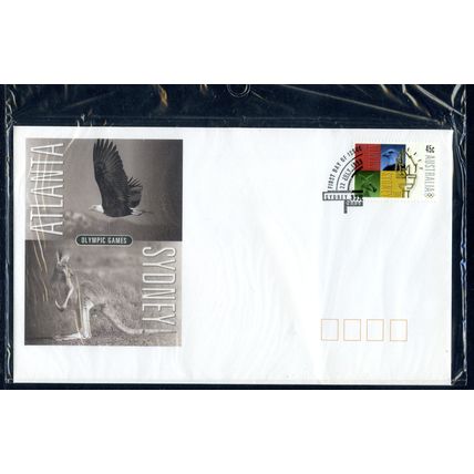 AUSTRALIA 1996 FDC Atlanta/Sydney Olympic Games Handover - Sydney 2000