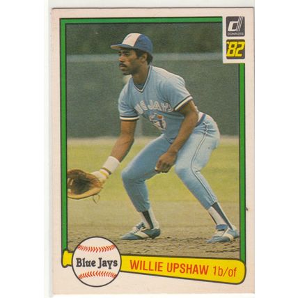1982 Donruss baseball card 652 Willie Upshaw