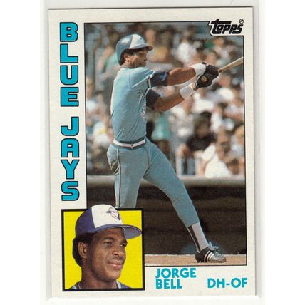 1984 Topps baseball card 278 Jorge George Bell