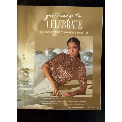 BOSTON PROPER Women's Fashion CATALOG Holiday 2021 STEPHANIE PETERSON COVER