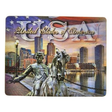 Boston Massachusetts USA Jumbo 3D Fridge Magnet