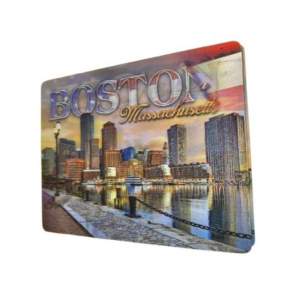 Boston Massachusetts USA Jumbo 3D Fridge Magnet