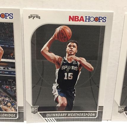 2018-19 NBA Hoops 6 San Antonio Spurs NBA Basketball Cards