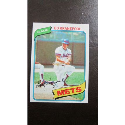1980 Topps Ed Kranepool New York Mets Card #641