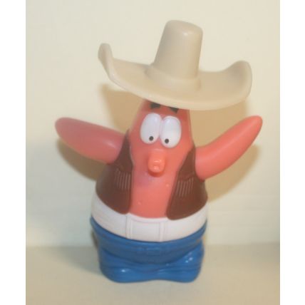 2008 Burger King SpongeBob Pest of the West Patrick Sidekick Star Figure