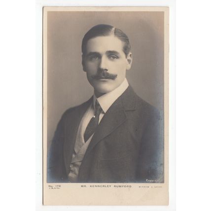 Actor Mr Kennerley Rumford Postcard Beagles 178