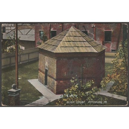 Block House, Pittsburg, Pennsylvania, c.1910 - Souvenir Post Card Co Postcard