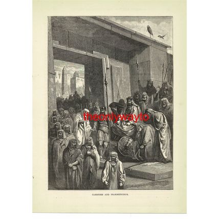 Cambyses And Psammetichus (Psamtik I), Egypt, Book Illustration (Print), 1888