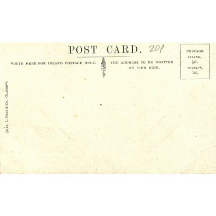 Princes Street, West, Edinburgh, Reis Postcard