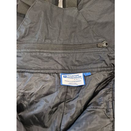 BLACK SALOPETTES - UNISEX - MOUNTAIN WAREHOUSE