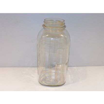 Vintage Ball Perfect Mason Regular Mouth Ribbed Jar 1920's 1930's Clear 2 qt