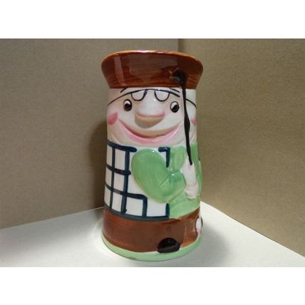 Vintage Shield's Fifth Avenue Golfer Toby Character Japan 6" Pitcher