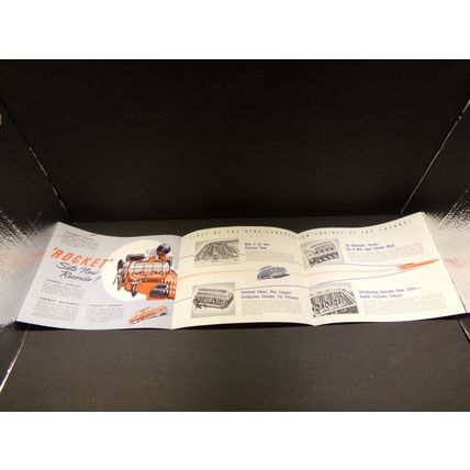 Oldsmobile's "Rocket" Engine and New Whirlaway Hydra-Matic Drive sales brochure