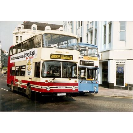 Colour Photo of Brighton & Hove Bus & Coach Co Ltd. - E702 EFG