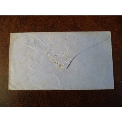 1865 GB QV 1d Red stamp DO Plate 85 cover Richardson Twyford Winchester Lloyd