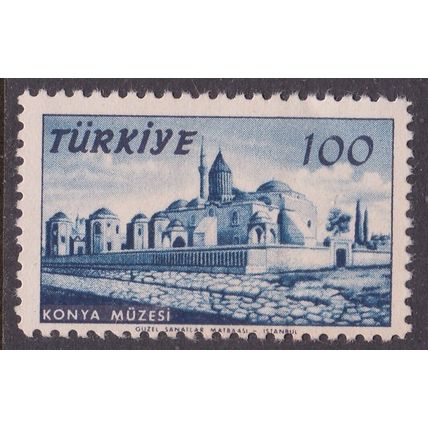 Turkey 1957 Konya Museum 100k Mint Never Hung SG 1692 VGC