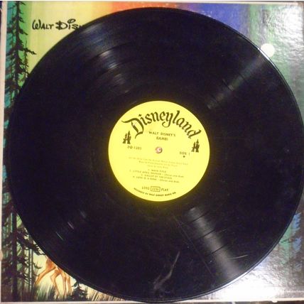 Treasure Island, Sleeping Beauty, Bambi, Pinnochio - Lot of 4 vintage Disney LPs