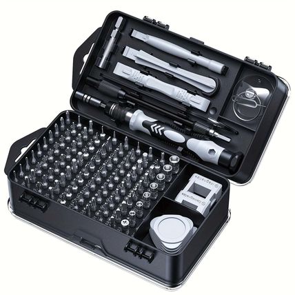 115-in-1 Precision Screwdriver Set, 115-in-1 Magnetic Repair Tool Kit, Anti-Slip