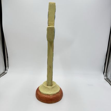 Rare Jim Shore CROSS 2012 Outdoor Living Collection 'grace" 19" Colorful