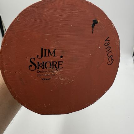 Rare Jim Shore CROSS 2012 Outdoor Living Collection 'grace" 19" Colorful