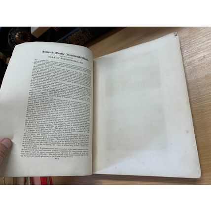 ANTIQUE "JONES' VIEWS OF THE SEATS MANSIONS CASTLES OF NOBLEMEN" BOOK (P5)