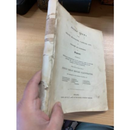ANTIQUE "JONES' VIEWS OF THE SEATS MANSIONS CASTLES OF NOBLEMEN" BOOK (P5)