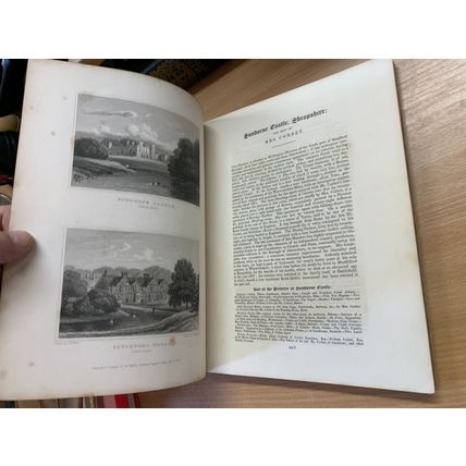 ANTIQUE "JONES' VIEWS OF THE SEATS MANSIONS CASTLES OF NOBLEMEN" BOOK (P5)
