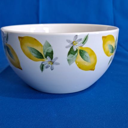 Lot 4 Royal Norfolk LEMON 6" SOUP BOWLS Cereal Citrus Fruit