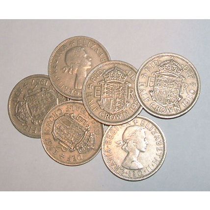 Great Britain/UK 1953 - 1967 - Elizabeth II Cupro-Nickel Half Crown -Select Date