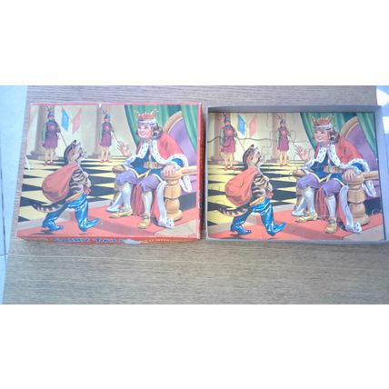 FAIRY TALES Wooden Jig-Saw Puzzle (30 Pieces) Philmar - VINTAGE