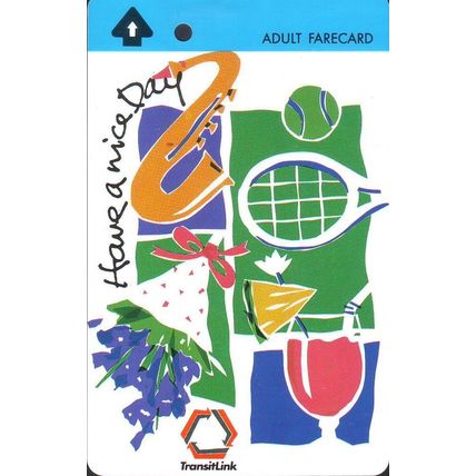 Have A Nice Day S'pore Transitlink Train/Bus Card